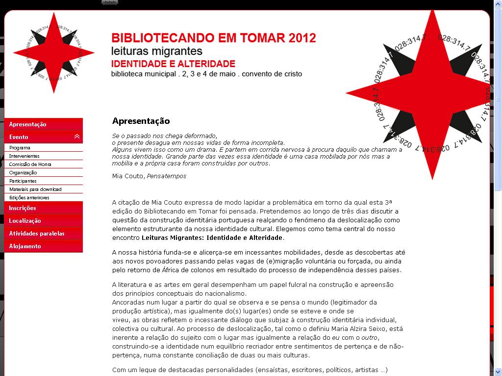 Bibliotecando em Tomar 2012